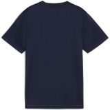 PUMA teamGOAL Jersey Jr Jongens sportshirt - PUMA Navy-PUMA White-Persian Blue