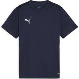 PUMA teamGOAL Jersey Jr Jongens sportshirt - PUMA Navy-PUMA White-Persian Blue