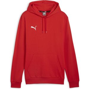 PUMA teamGOAL Casuals Hoody Heren sporttrui - Puma Red-Puma White