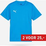 PUMA teamGOAL Jersey Jr Jongens sportshirt - Electric Blue Lemonade-PUMA White-PUMA Team Royal