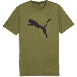 PUMA - Train Fav Heather Cat - Sportshirt - Olive Green Heather