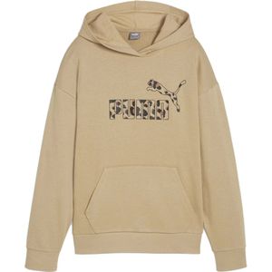 Puma ess+ animal hoodie in de kleur ecru