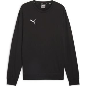PUMA teamGOAL Casuals Crew Neck Sweat Heren sporttrui - Puma Black-Puma White