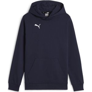 PUMA - teamGOAL - Hoody - Marineblauw - 100% Katoen