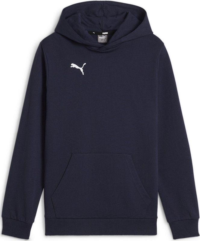 PUMA - teamGOAL - Hoody - Marineblauw - 100% Katoen