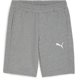 PUMA teamGOAL Casuals Shorts Heren sportbroek - Medium Gray Heather-Puma White