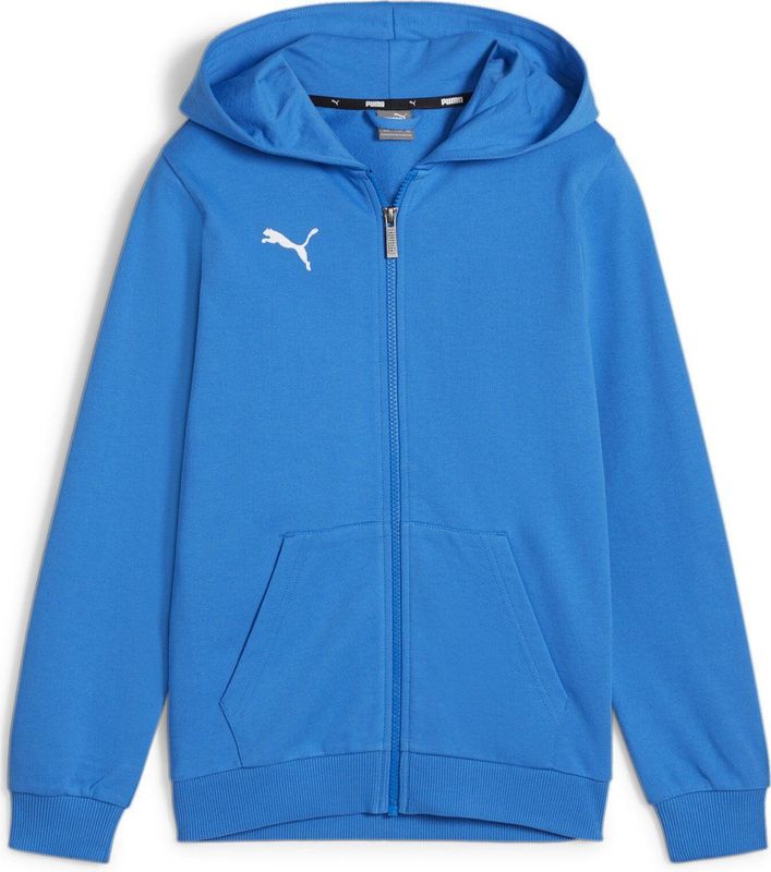 PUMA - teamGOAL Casuals - Hoodedjack - Blauw - Jr