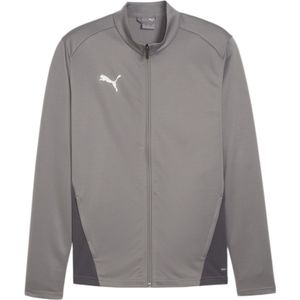 PUMA - teamGOAL - Trainingsjack - Grijs Wit - 100% Gerecycled Polyester