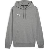 PUMA teamGOAL Casuals Hoody Heren sporttrui Medium Gray Heather Puma White