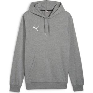 PUMA teamGOAL Casuals Hoody Heren sporttrui Medium Gray Heather Puma White