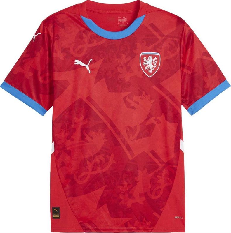Puma Czech Republic Thuis T-shirt Met Korte Mouwen Rood