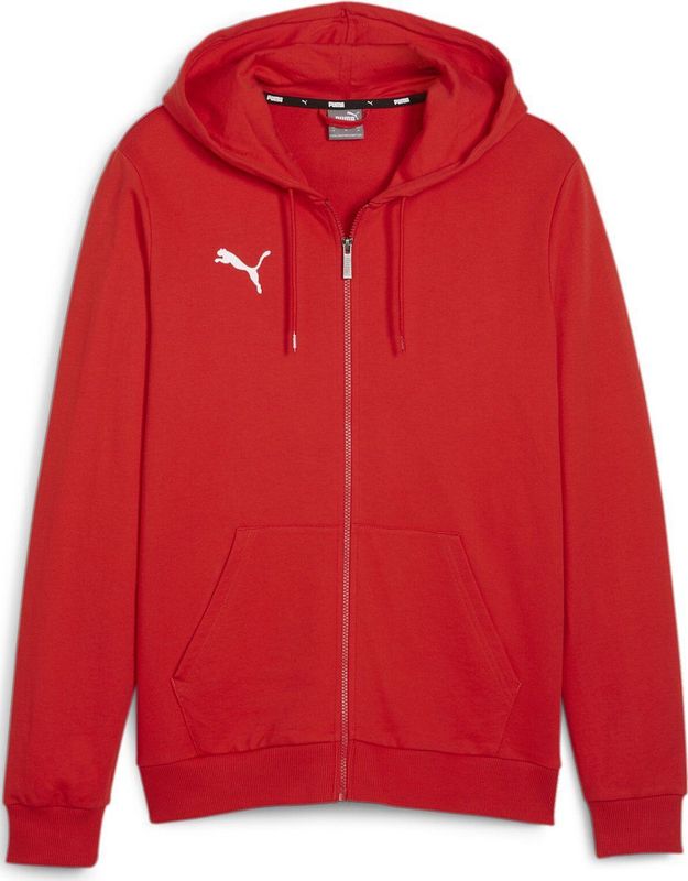 PUMA - teamGOAL Casuals - Herenjack - Rood - Sweatshirt Pullover