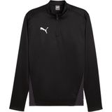 Puma teamgoal training 1/4 zip in de kleur zwart