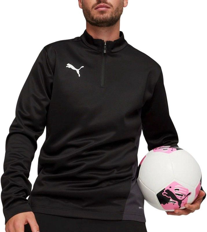 Puma teamgoal training 1/4 zip in de kleur marine