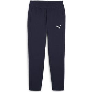 PUMA teamFINAL Casuals Trainingsbroek Donkerblauw Zilver