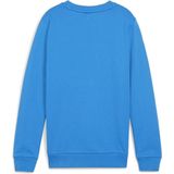 PUMA - Sweater - Ronde Hals - Blauw - Katoen - Geborduurd Logo