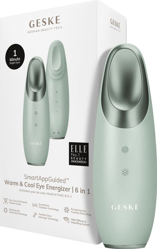 GESKE - SmartAppGuided Warm & Cool Eye Energizer - Oogmassageapparaat - 6 in 1