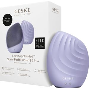 Geske - 5 in 1 Sonic Facial Brush - Paars - Gezichtsreinigingsborstel
