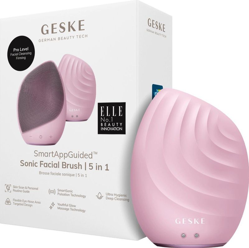 GESKE SmartAppGuided Facial Brush 5 in 1 - Zachte Siliconen Borstel
