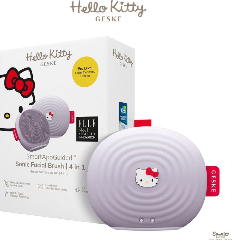 SmartAppGuided™ Gezichtsborstel - Hello Kitty - Sonisch - 4 in 1