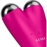 Geske Microcurrent Facelift 6in1 mit Anwendung (magenta)