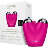 Geske Microcurrent Facelift 6in1 mit Anwendung (magenta)