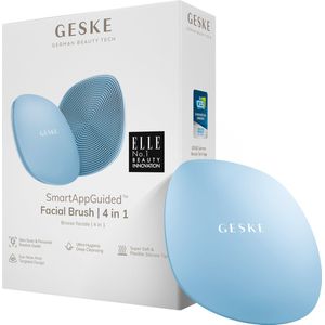 GESKE | SmartAppGuided™ Facial Brush 4 in 1 | Gezichtsreinigingsborstel | Zachte siliconen borstel | Professionele gezichtsreiniging | Gezichtsreinigingsapparaat | Huidreiniging