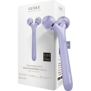 SmartAppGuided - Sonische Gezichtsroller - 4 in 1 - Huidversteviging - Alle Huidtypes