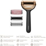 SmartAppGuided - MicroNeedle - Gezichts- en Lichaamsroller - 9 in 1 - Rozenkwarts