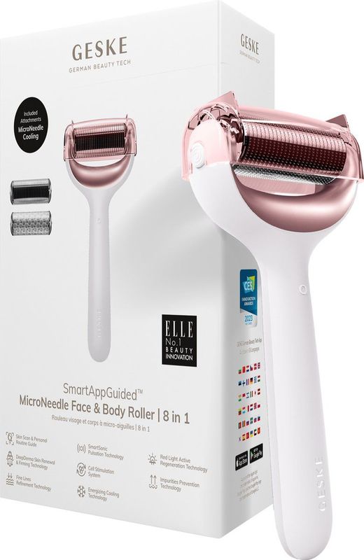 Geske Roller for needle mesotherapy of the face and body 8in1 Geske with Application (starlight)
