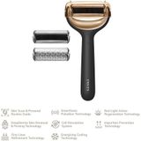GESKE | SmartAppGuided™ MicroNeedle Face & Body Roller | 8 in 1 | Derma Roller | Elektrische Microneedling | Microneedling-apparaat | Naaldrol | Naaldroller | Schoonheidsroller voor gezicht en lichaam