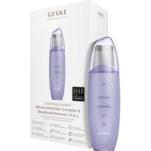GESKE - SmartAppGuided™ MicroCurrent Skin Scrubber - Gezichtsreiniging - Zwart - 9 in 1