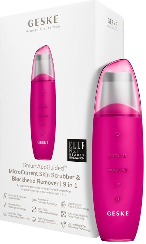Gezichtsreiniger - SmartAppGuided™ MicroCurrent Huidscrubber - Wit - 9 in 1