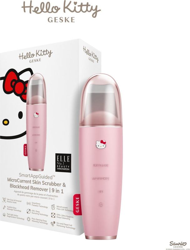 GESKE x Hello Kitty MicroCurrent Skin Scrubber - 9 in 1 - Mee-eter Verwijderaar