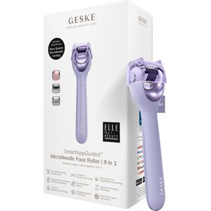 SmartAppGuided - MicroNeedle Gezichtsroller - 9 in 1 - Rozenkwarts