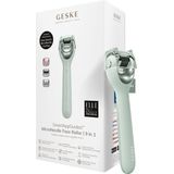 GESKE | SmartAppGuided™ MicroNeedle Face Roller | 9 in 1 | met rozenkwarts | Microneedling | Professioneel Microneedling-apparaat | Naaldroller | Schoonheidsrollergezicht | Micronaaldroller