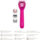 SmartAppGuided™ MicroNeedle Gezichtsroller - 9 in 1 - Rozenkwarts - Huidverzorging