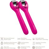 SmartAppGuided™ MicroNeedle Gezichtsroller - 9 in 1 - Rozenkwarts - Huidverzorging