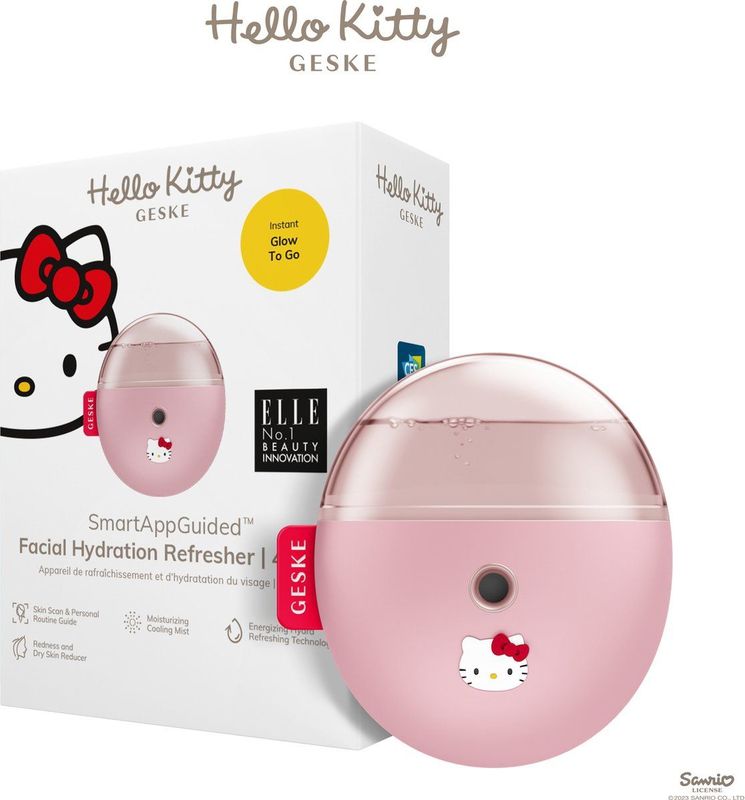 GESKE - SmartAppGuided™ Gezichtshydratatie - Gezichtsstomer - 4 in 1 - Hello Kitty