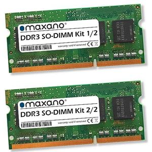 Maxano 8GB Kit (2x4GB) RAM compatibel met Synology DiskStation DS418play DDR3 1600MHz SO-DIMM werkgeheugen