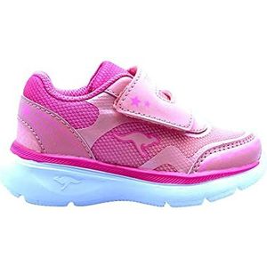KangaROOS K-IQ Stuke V sneakers voor jongens en meisjes, neon roze/roze, 25 EU, Neon Roze Rose, 25 EU