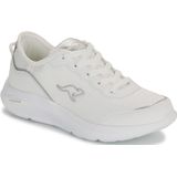 KangaROOS K-WN Vision Sneakers voor dames, wit/zilver, 42 EU, Wit-zilver., 42 EU