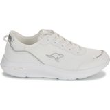 KangaROOS K-WN Vision Sneakers voor dames, wit/zilver, 40 EU, Wit-zilver., 40 EU