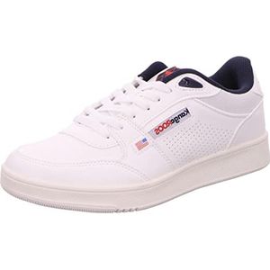 KangaROOS RC-Stunt Sneakers, uniseks, wit/donker marineblauw, 37 EU, White Dk Navy, 37 EU