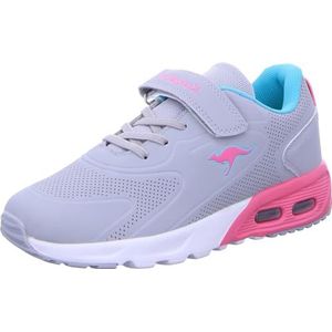 KangaROOS Kx-giga Ev Sneakers voor meisjes, Vapor Grey Madeliefje Pink, 33 EU