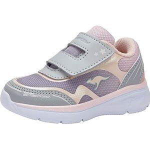KangaROOS K-IQ Stuke V Sneakers voor jongens en meisjes, vapor grijs/Frost pink, 24 EU, Vapor Grey Frost Pink, 24 EU