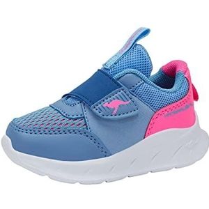 KangaROOS K-IR Rush V sportschoenen voor jongens en meisjes, dusk blue/neon roze, 29 EU, Dusk Blauw Neon Roze, 29 EU