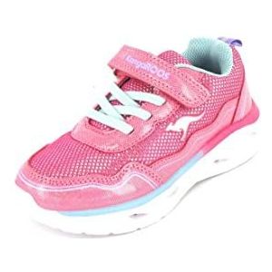 KangaROOS K-SL Sparklite Ev Sneakers voor meisjes, fluorescerende lavendel, 28 EU