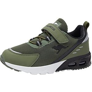 KangaROOS KX-ARG EV sneaker jeugd schoenen unisex 10039 000 8010 groen/zwart