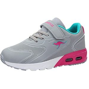 KangaROOS KX-Giga EV Sneakers voor dames, vapor grey/daisy pink, 39 EU, Vapor Grey Daisy Pink, 39 EU